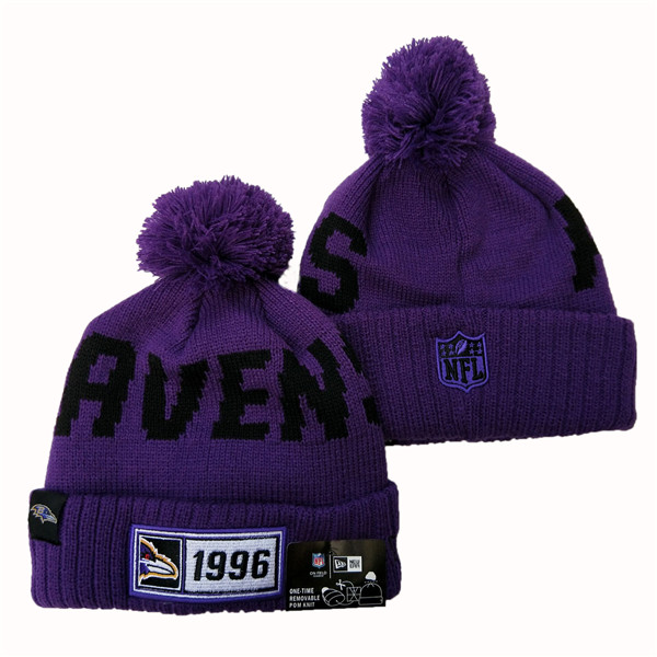 Baltimore Ravens Knit Hats 014